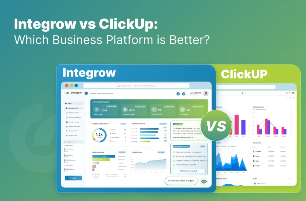 Integrow vs ClickUp
